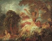 Jean Honore Fragonard The Bathers a Sweden oil painting artist